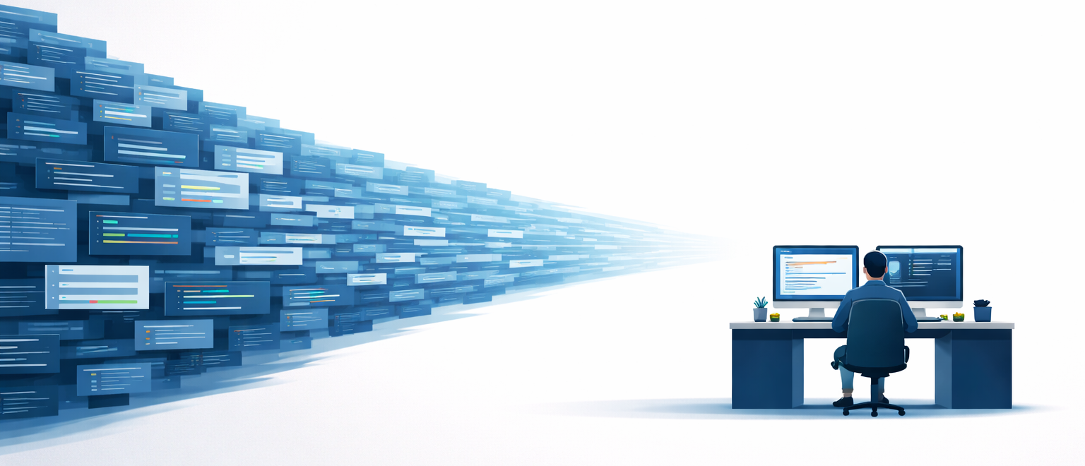 GenAI Spinning Jenny Banner - Industrial Revolution meets AI Development